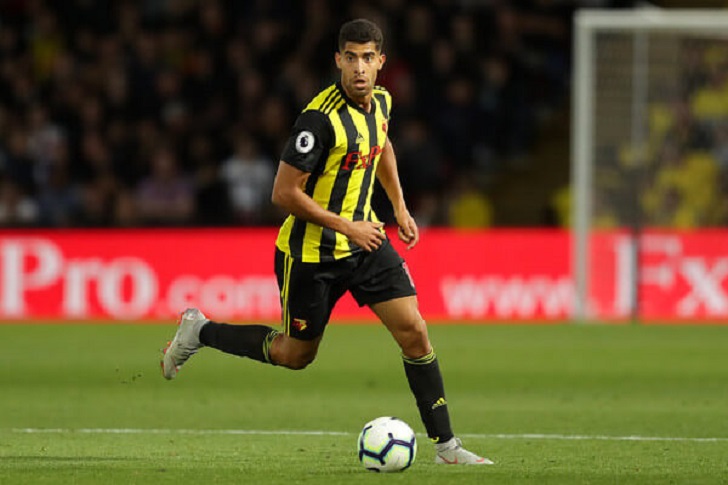 Adam Masina in action for Watford