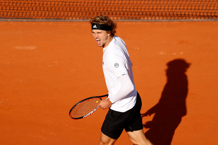 German tennis star Alexander Zverev