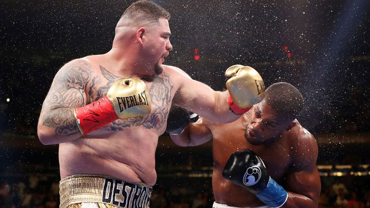 Andy Ruiz Jr in action