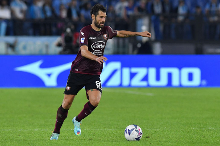 Antonio Candreva of Salernitana