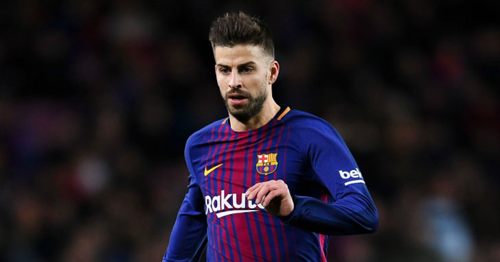 Barcelona defender Gerard Pique