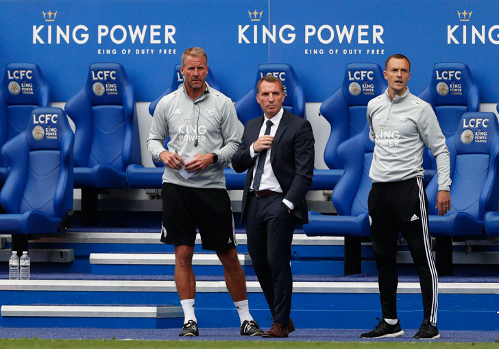 Leicester City manager Brendan Rodgers