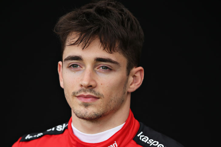 Charles Leclerc of Ferrari