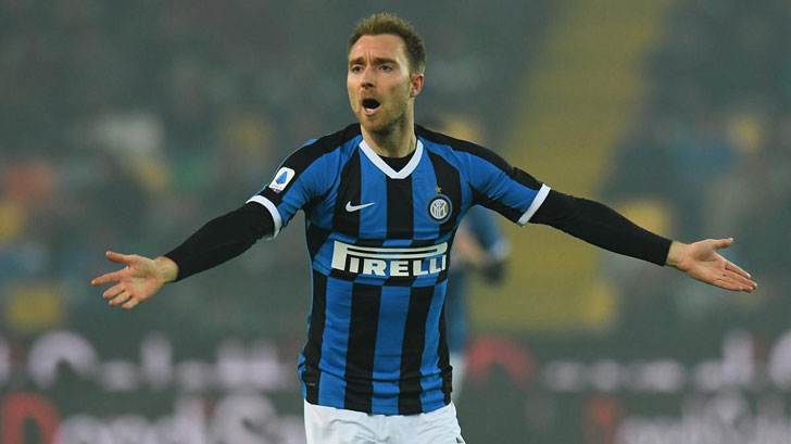 Christian Eriksen in action for Inter