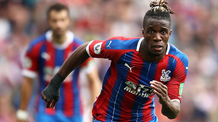 Palace winger Wilfried Zaha