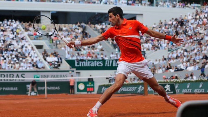 Djokovic reached the semifinals of the French Open.