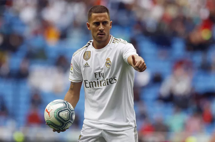 Eden Hazard in action for Real Madrid.