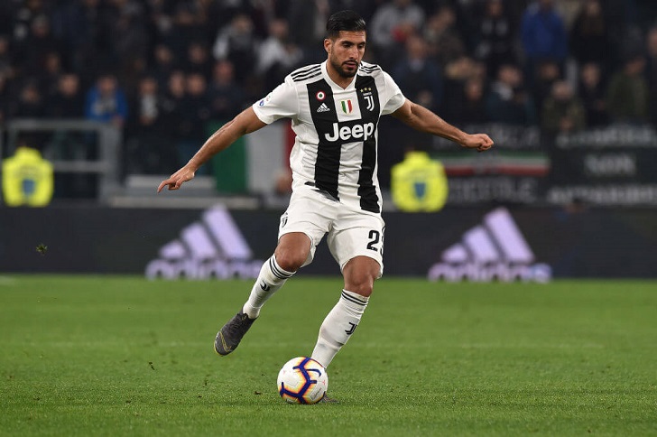 Emre Can in action for Juventus.