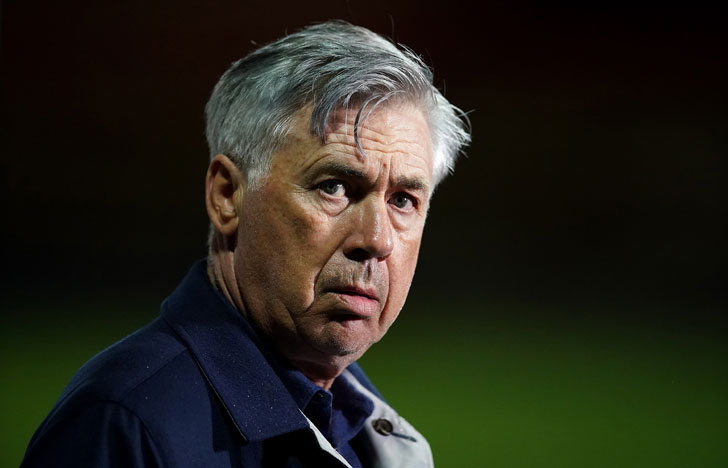 Everton head coach Carlo Ancelotti