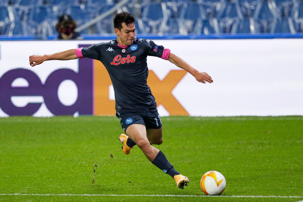 Hirving Lozano of Napoli Hirving Lozano of Napoli