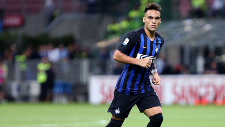 Inter forward Lautaro Martinez.