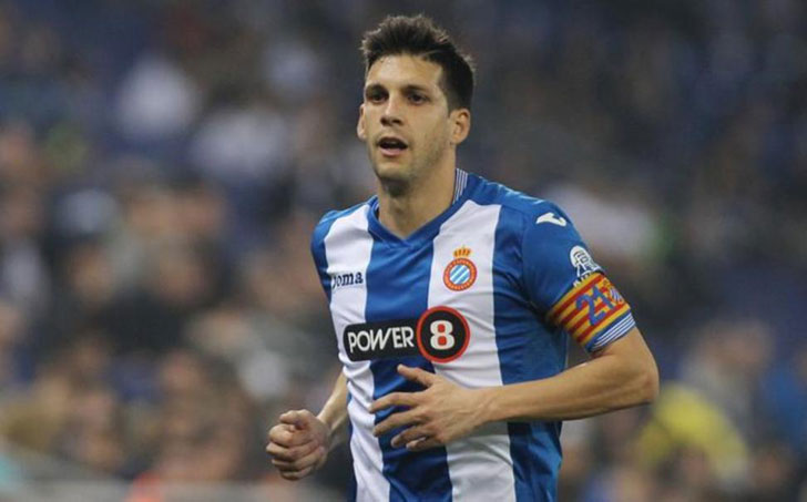 Javi Lopez in action for Espanyol