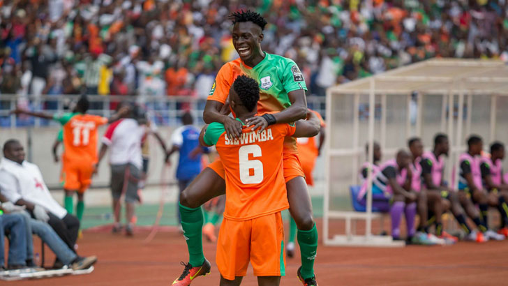 Jesse Were in action for ZESCO United