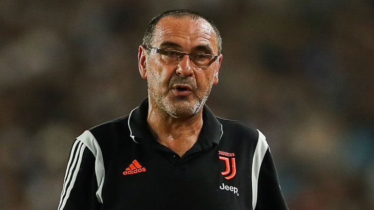 Juventus head coach Maurizio Sarri