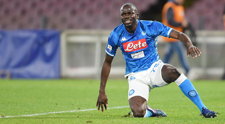 Kalidou Koulibaly in action for Napoli