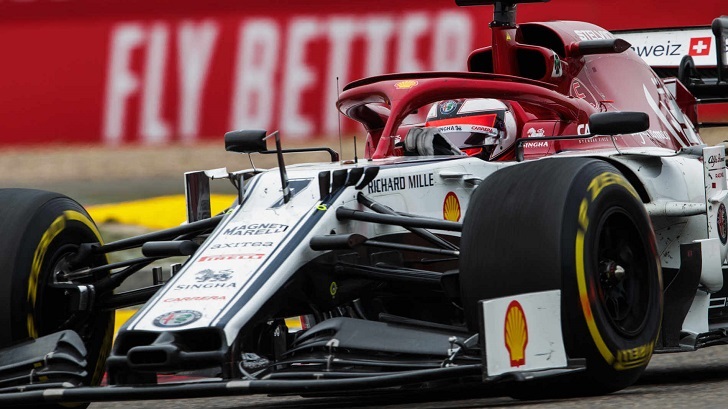 Kimi Raikkonen of Alfa Romeo.