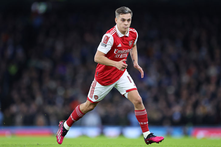 Leandro Trossard of Arsenal Leandro Trossard of Arsenal