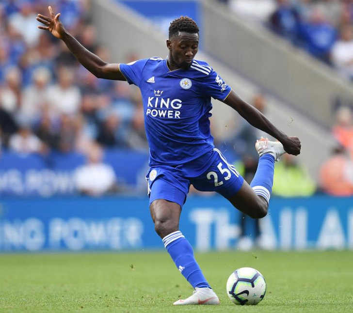 Leicester midfielder Wilfred Ndidi