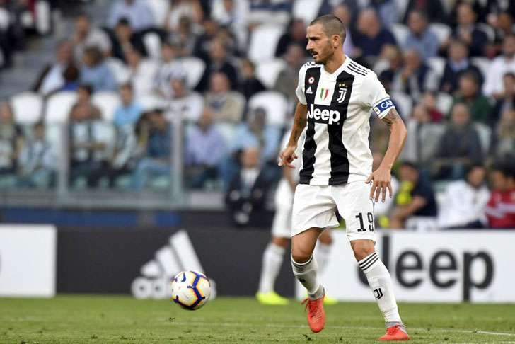 Leonardo Bonucci in action for Juventus.
