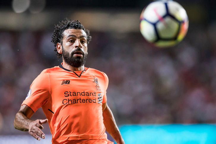 Liverpool forward Mohamed Salah.