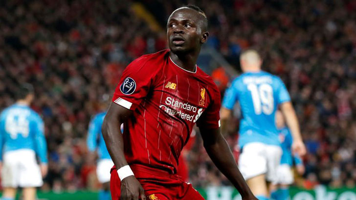 Sadio Mane in action for Liverpool