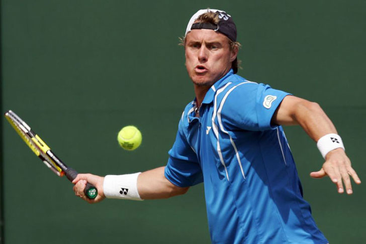 Lleyton Hewitt in action.