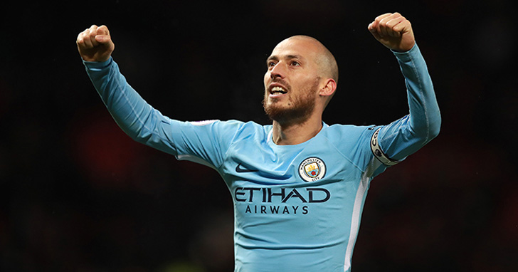 Man City midfielder David Silva