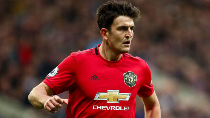 Harry Maguire in action for Man United