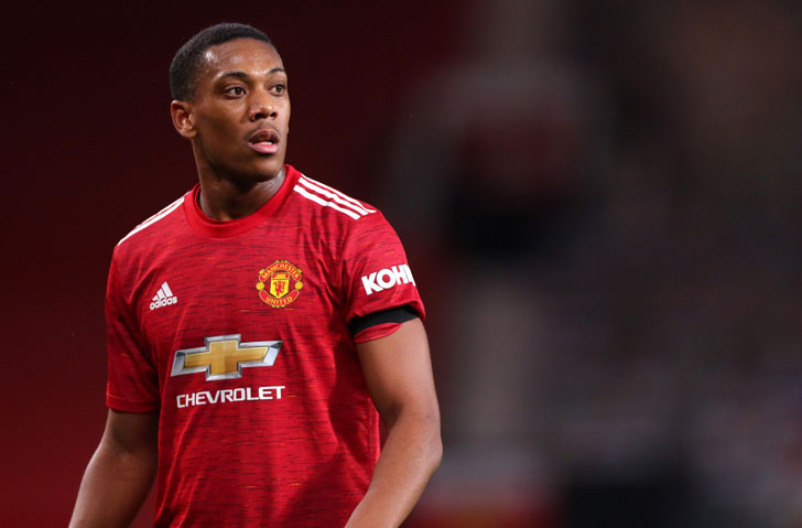 Manchester United forward Anthony Martial