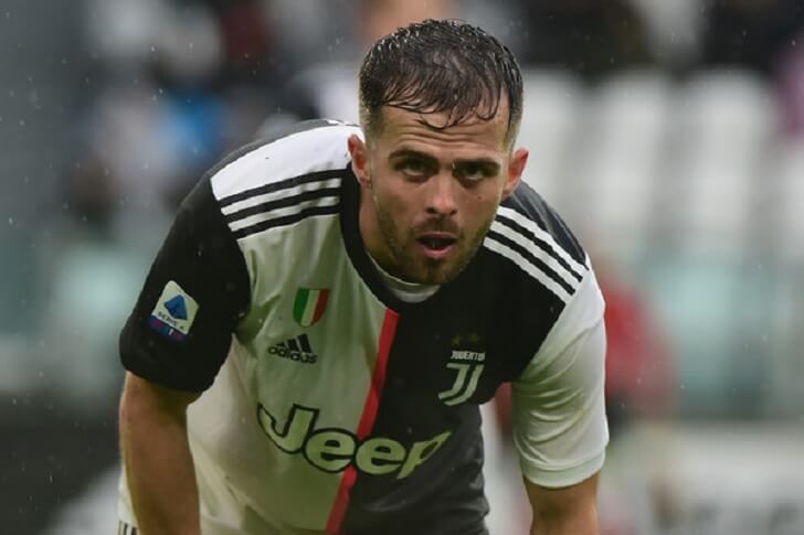 Miralem Pjanić in action for Juventus