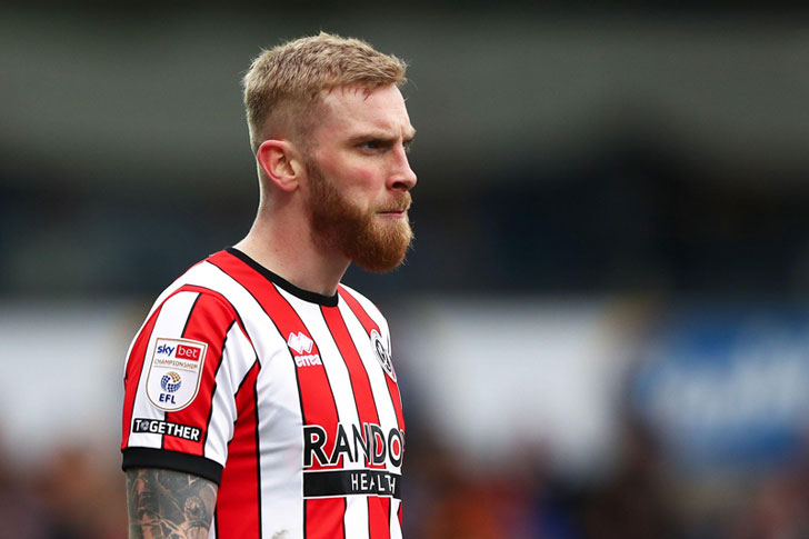 Oli McBurnie of Sheffield United