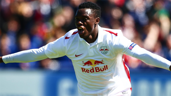 Patson Daka for Redbull Salzburg.