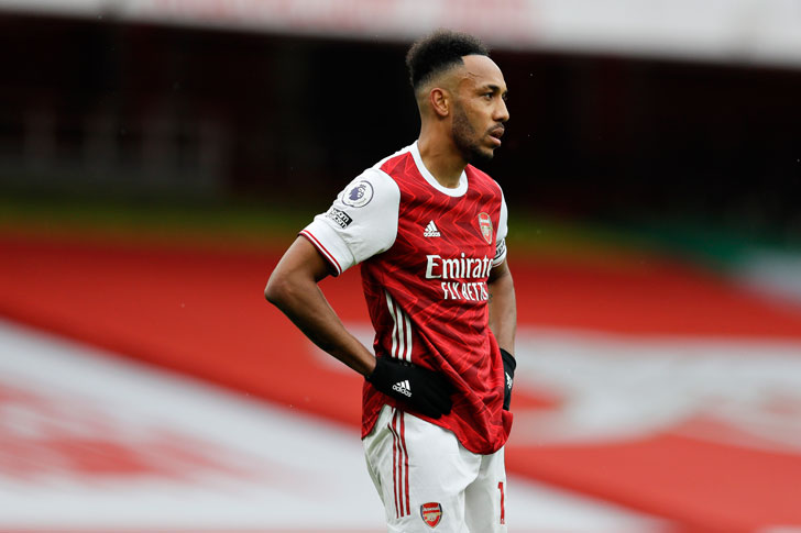 Arsenal captain Pierre-Emerick Aubameyang Arsenal captain Pierre-Emerick Aubameyang