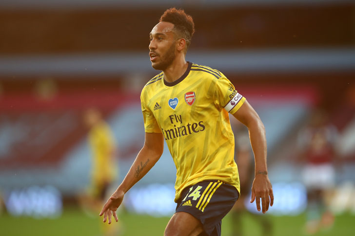 Arsenal captain Pierre-Emerick Aubameyang