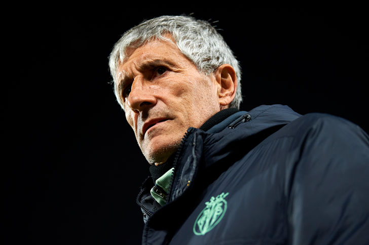 Quique Setien Villarreal manager