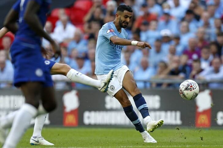 Manchester City winger Riyad Mahrez