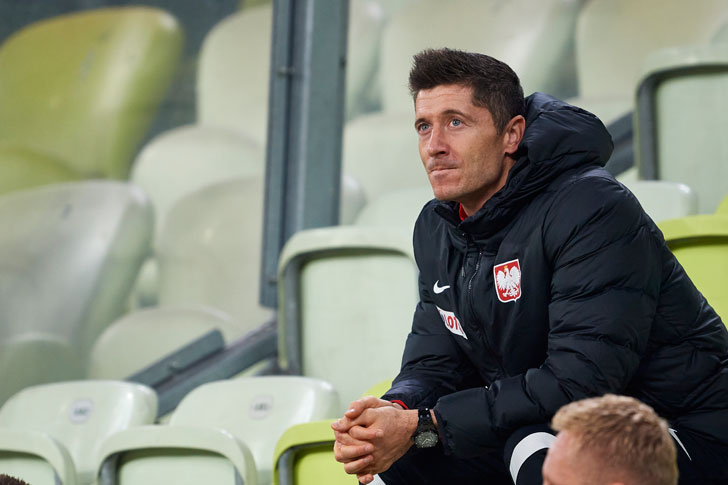 Robert Lewandowski of Poland