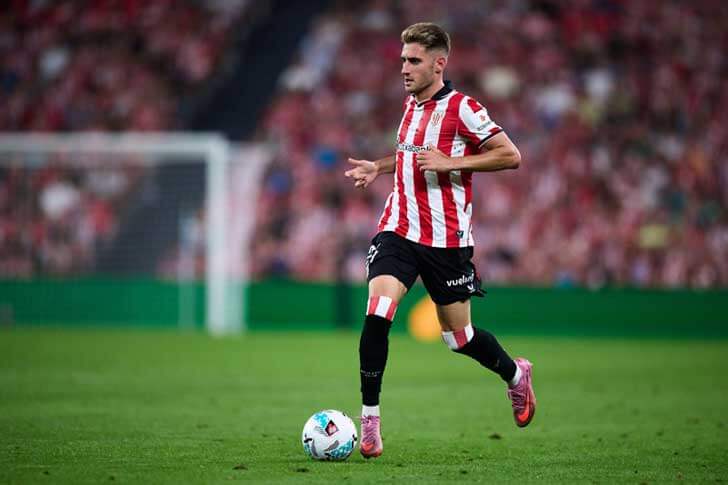 Robert Navarro of Athletic Bilbao