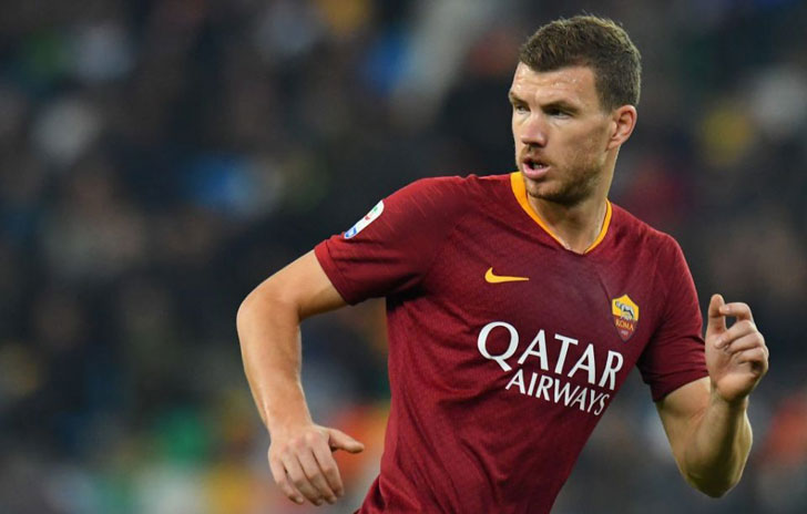 Roma forward Edin Dzeko