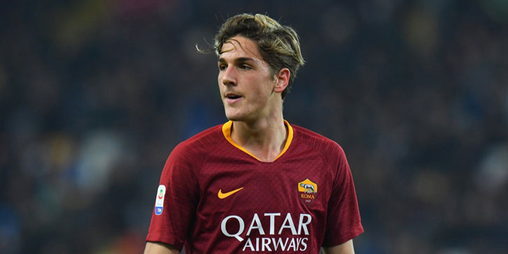 Roma midfielder Nicolo Zaniolo