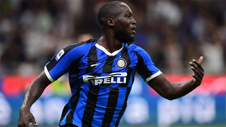 Romelu Lukaku in action for Inter Milan