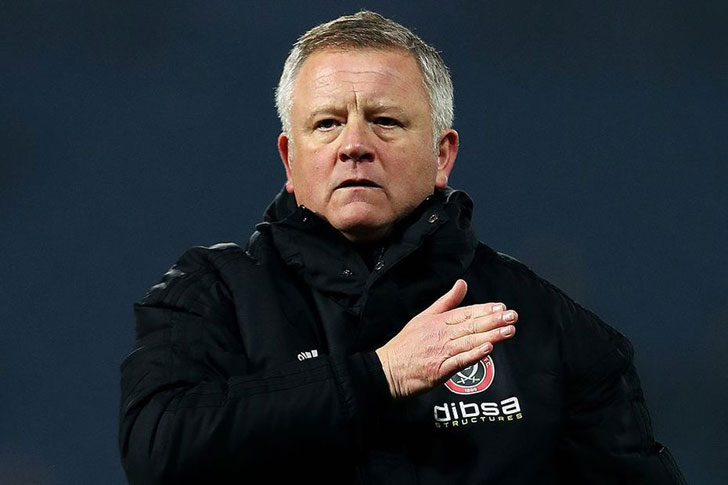 Sheffield United manager Chris Wilder