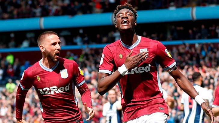 Tammy Abraham scoring vs West Brom Tammy Abraham scoring vs West Brom