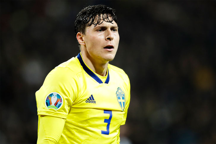 Victor Lindelof of Sweden