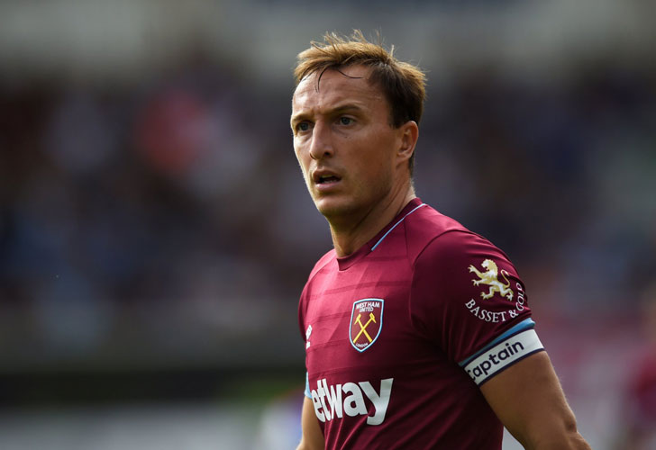 West Ham United midfielder Mark Noble