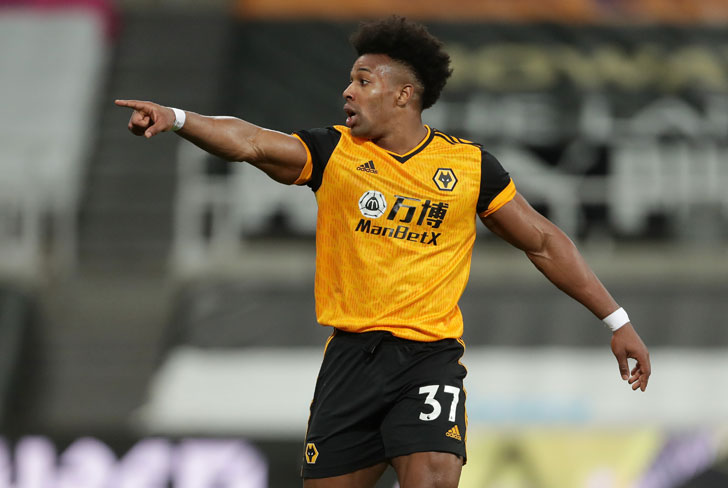 Wolves winger Adama Traore