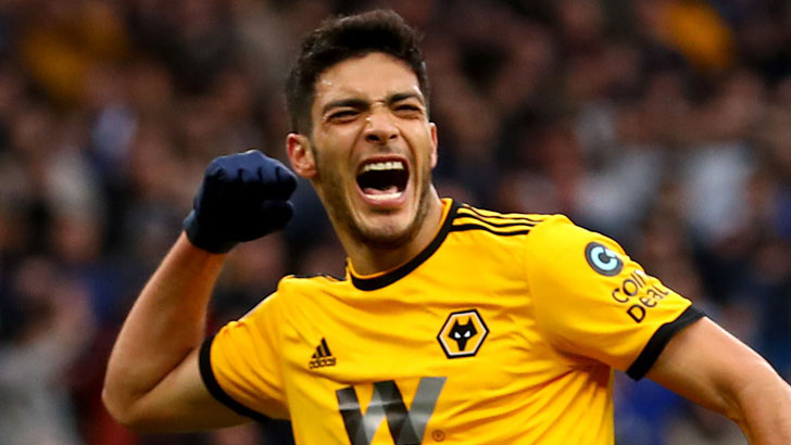 Wolves forward Raul Jimenez