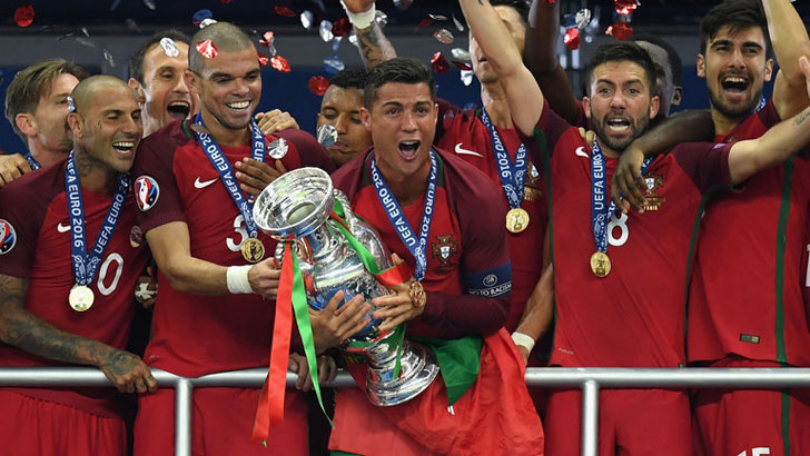 Portugal win 2016 Euro