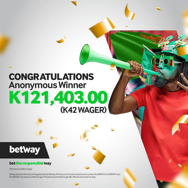 Win Win Win, With betway all you do is - Diamond TV Zambia